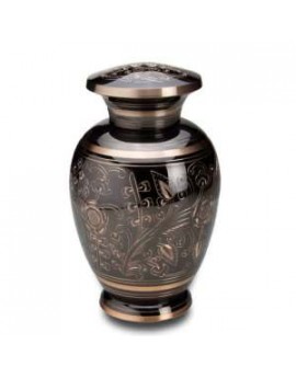 Funeral urns - Floral Etched